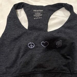 Peloton Charcoal Racerback Tank